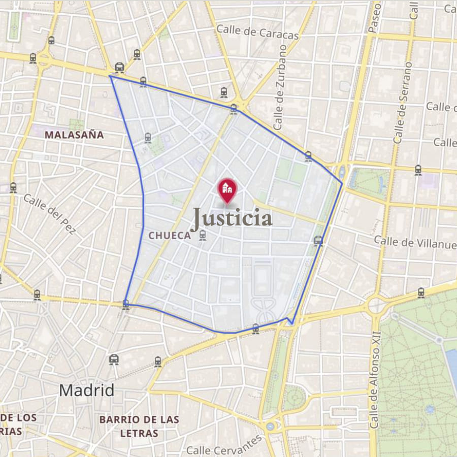 Real Estate en el barrio de Justicia - Madrid